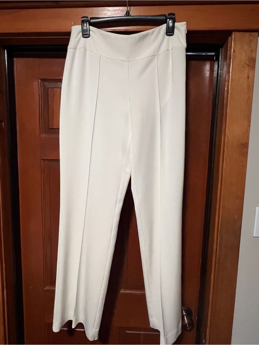 White House Black Market Ivory Tailored Dress Pants | Size 6